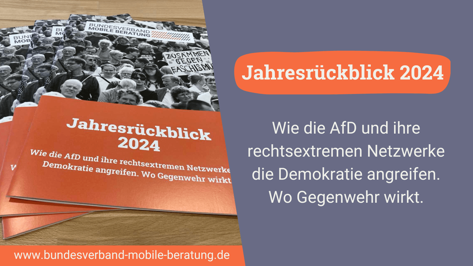 PM: Rechtsextremismus in der Offensive, Engagierte unter Druck – Mobile Beratung stellt Jahresrückblick vor